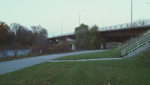 Built structure with trees in background