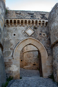 View of old building against sky