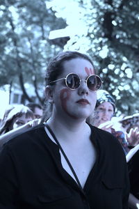 Portrait of man wearing sunglasses