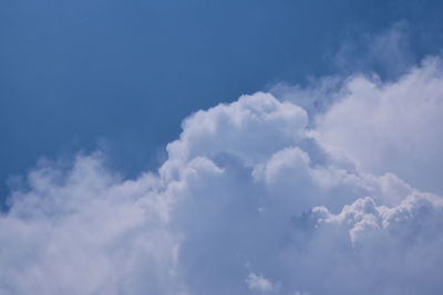Low angle view of clouds in sky