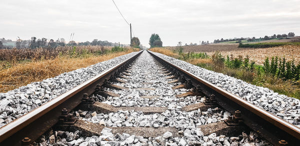 View of railroad track