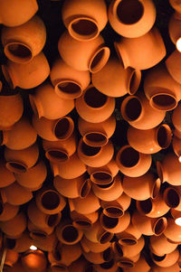 Full frame shot of pipes
