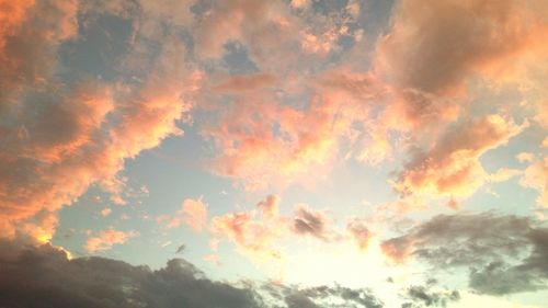 Low angle view of dramatic sky