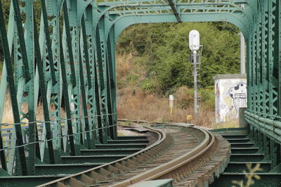 Bridge with railroad track