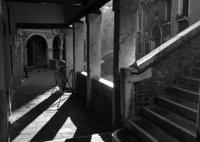 Low angle view of steps