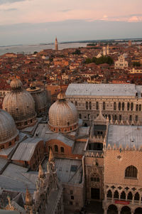 High angle view of cityscape