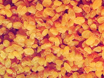 Full frame shot of raisins