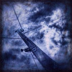 Low angle view of cloudy sky