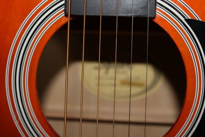 Full frame shot of guitar