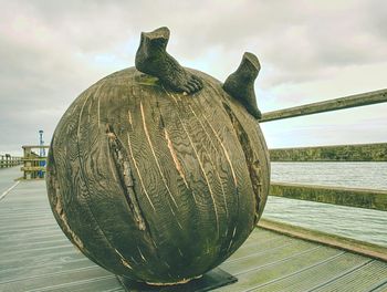 Close-up of a sculpture