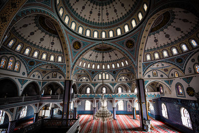 Low angle view of ceiling