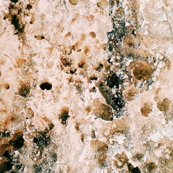 Full frame shot of rocks on shore