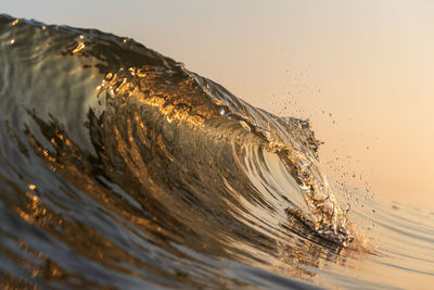 Close-up of rippled water