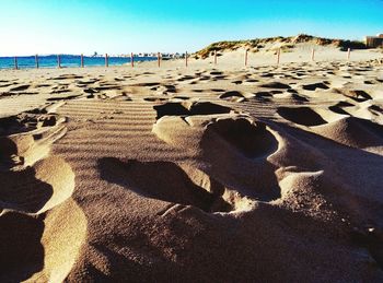 View of sandy beach