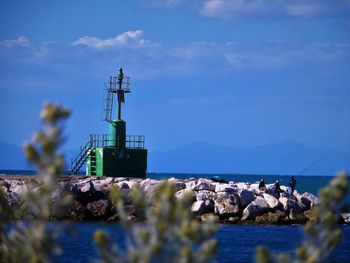 Panoramic view of sea against sky