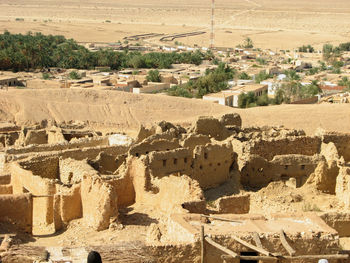 Aerial view of buildings