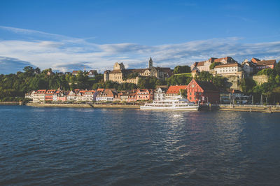 Buildings at waterfront