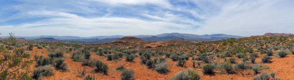 Red cliffs national conservation area on yellow knolls hiking trail southwest utah st. george