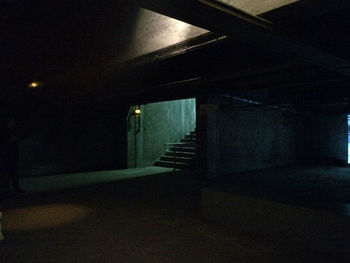 Empty corridor of building