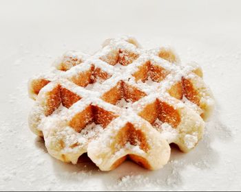 High angle view of cookies