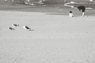 People on beach