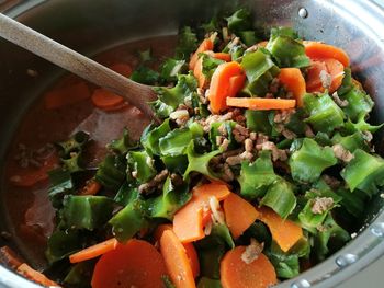 Close-up of salad in bowl