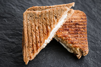 Close-up of bread on table