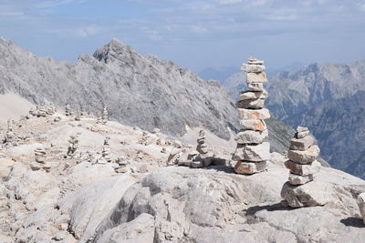 Panoramic view of mountain against sky