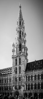 Low angle view of building against sky