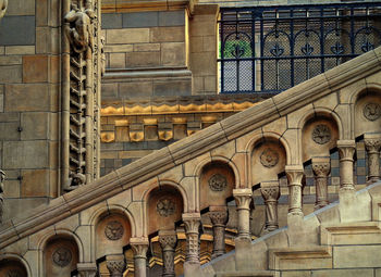 Low angle view of historic building