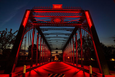 Red-Lit Truss