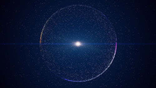 Star field against sky at night