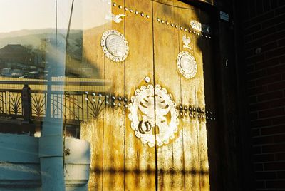 Close-up of window