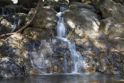 View of waterfall