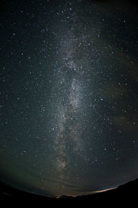 Low angle view of stars against sky at night