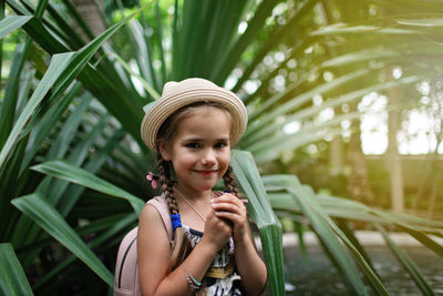 Portrait of smiling girl