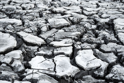 Full frame shot of rocks on field