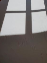 Shadow of window on wall