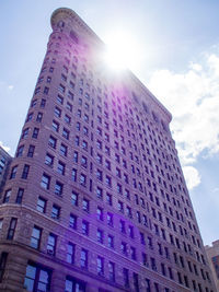 Low angle view of building against sky