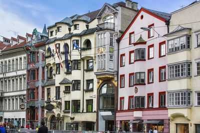 Street in innsbruck city center, austria