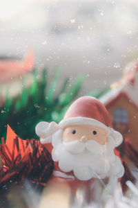 Close-up of santa claus