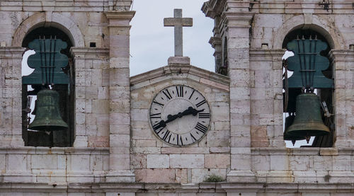 Low angle view of clock tower