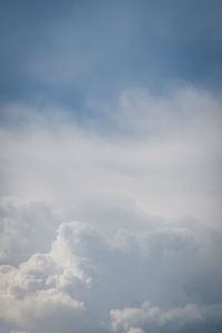 Low angle view of clouds in sky