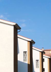 Low angle view of house against sky