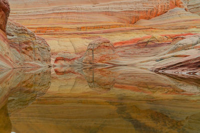 Full frame shot of multi colored rock