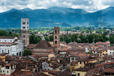 Aerial view of a city