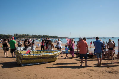 People at beach