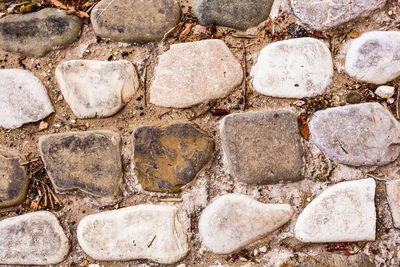 Full frame shot of stone wall