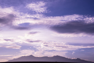 Low angle view of dramatic sky