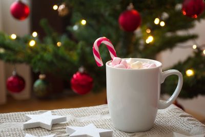 Close-up of drink on table